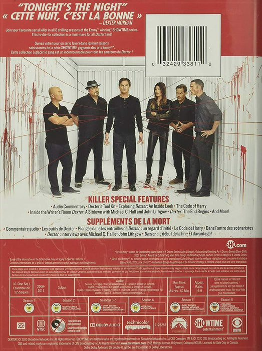 Dexter: The Complete Series - Seasons 1-8 [DVD Box Set]