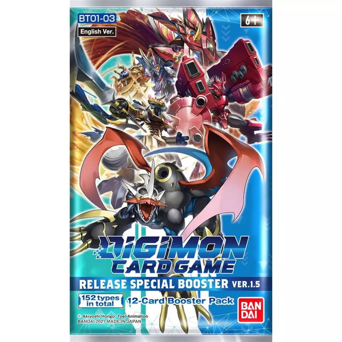 Digimon Card Game: Release Special Booster Ver.1.5 (BT01-03) Booster Box - 24 Packs