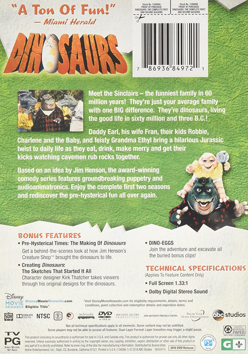 Dinosaurs: The Complete First and Second Seasons [DVD Box Set]
