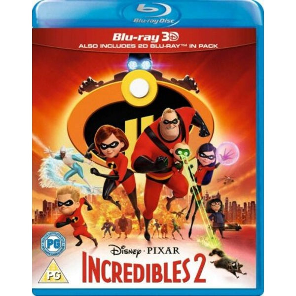 Disney Pixar Incredibles 2 [3D + 2D Blu-Ray]