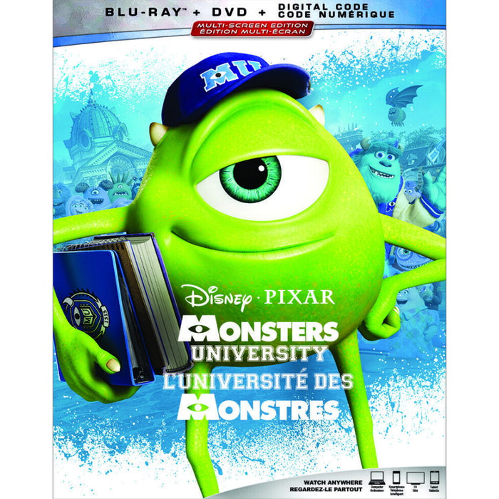 Disney Pixar's Monsters University [Blu-ray + DVD + Digital]