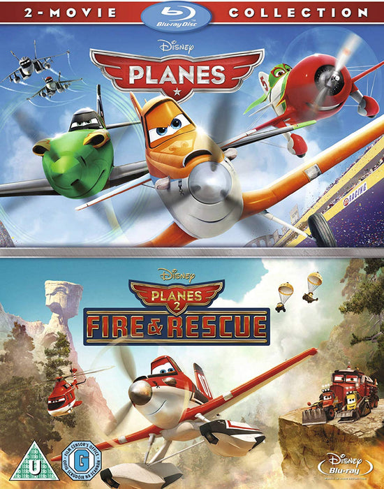 Disney's Planes + Planes 2: Fire & Rescue 2-Movie Collection [Blu-Ray Box Set]