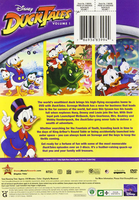 Disney's DuckTales: Volume 1 [DVD Box Set]