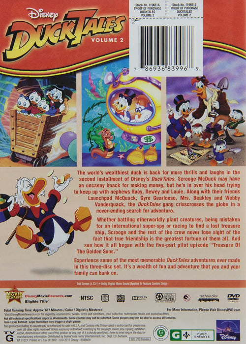 Disney's DuckTales: Volume 2 [DVD Box Set]