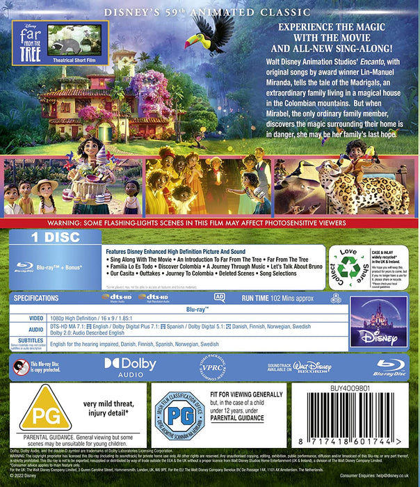 Disney's Encanto Blu-ray
