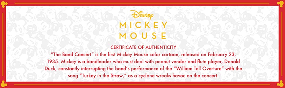 Disney Year of The Mouse Collector Plush - Band Leader Mickey - Multicolor [Toy, Ages 3+]