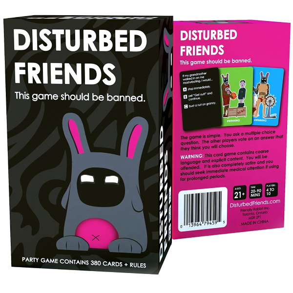 Disturbed Friends [Party Card Game, 2-10 Players]