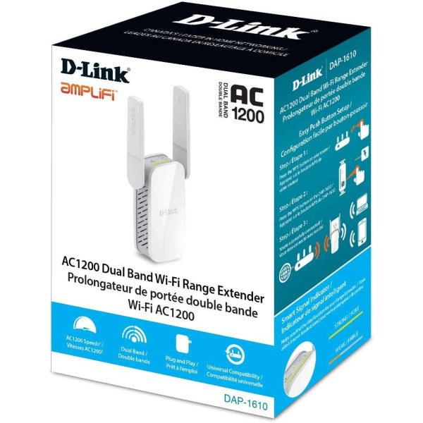 D-Link AC1200 Mesh Wi-Fi Range Extender - DAP-1610 [Electronics]