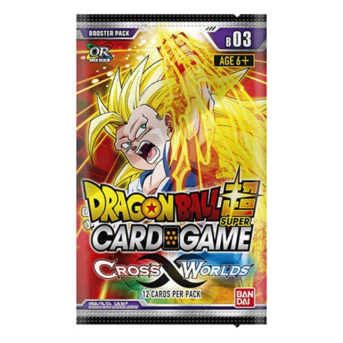 Dragon Ball Super TCG: Cross Worlds Booster Box - Series 3 - 24 Packs [Card Game, 2 Players]