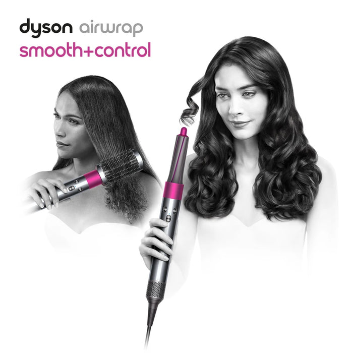 Dyson Airwrap Hair Styler Smooth + Control - Fuchsia/Iron [Personal Care]