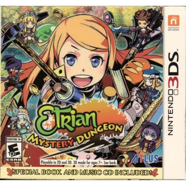 Etrian Mystery Dungeon w/ Special Book and Music CD First Launch Edition [Nintendo 3DS]