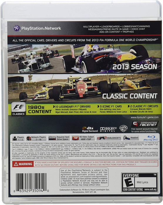 F1 2013 [PlayStation 3]