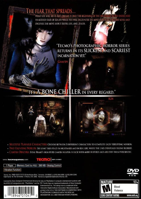 Fatal Frame III: The Tormented [PlayStation 2]