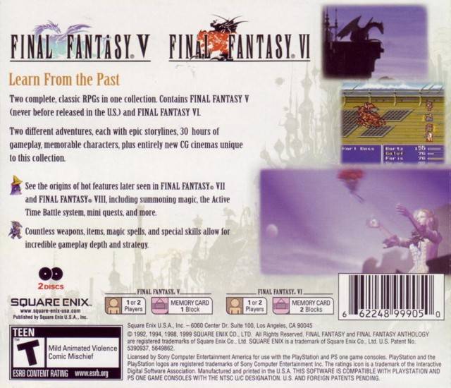 Final Fantasy Anthology [PlayStation 1]