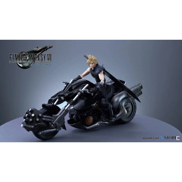 Final Fantasy VII Remake - Play Arts Cloud Strife & Hardy Daytona Action Figures [Collectible]