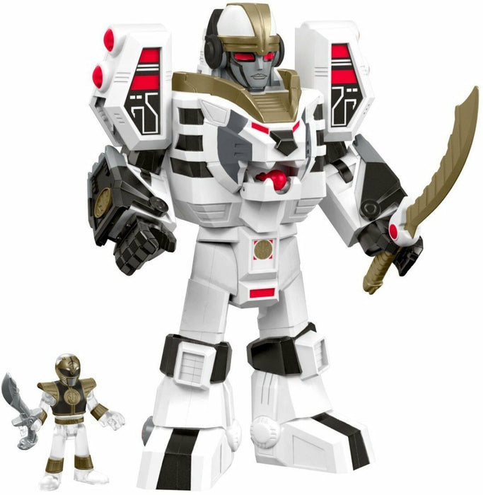 Power Rangers White Ranger & Warrior Mode Tigerzord [Toys, Ages 3+]