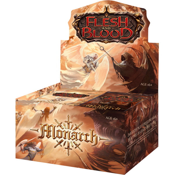 Flesh and Blood TCG: Monarch Booster Box - Alpha 1st Edition - 24 Packs [Card Game, 2 Players]