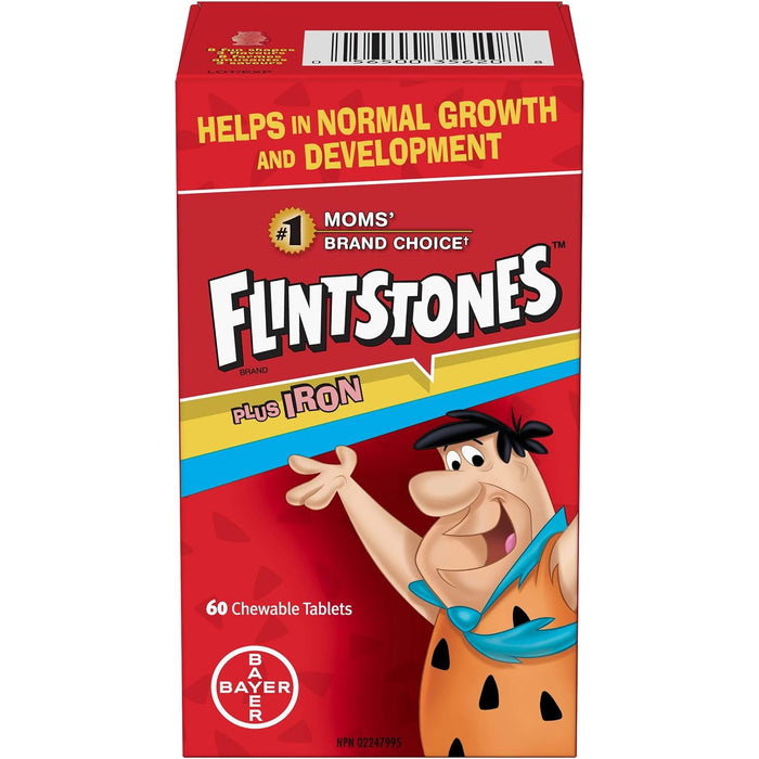 Flintstones Plus Iron Multivitamins - 60 Chewable Tablets [Healthcare]