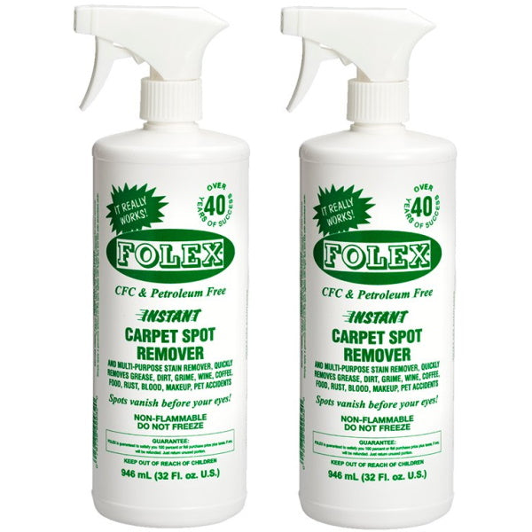 Folex Instant Carpet Spot Remover - 2 Pack - 946mL / 32 fl oz [House & Home]
