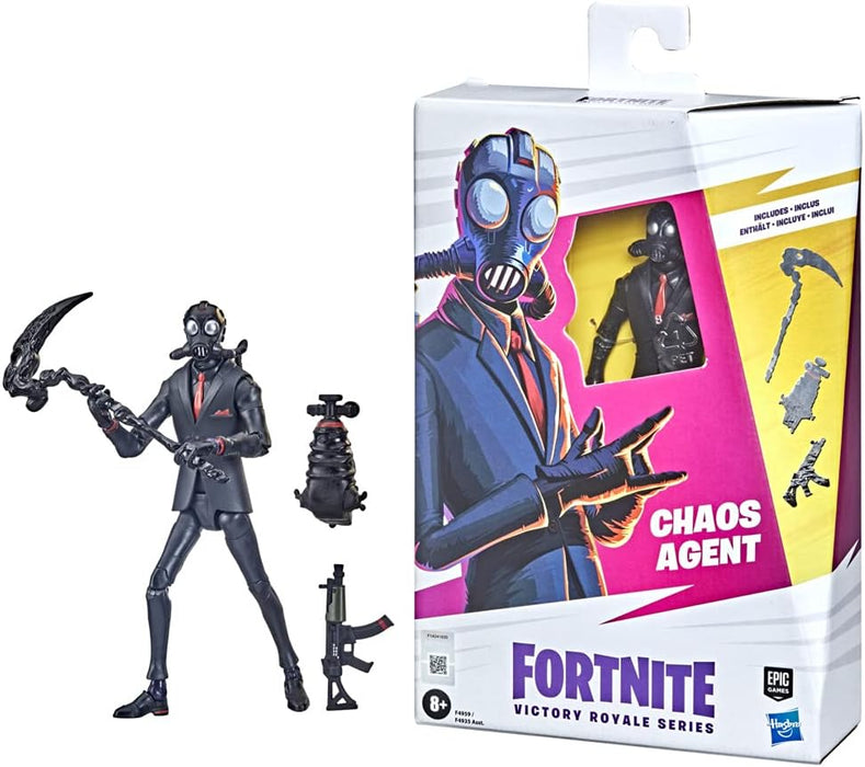 Fortnite Victory Royale Series: Chaos Agent 6-Inch Collectible Action Figure with Accessories [Toys, Ages 8+]