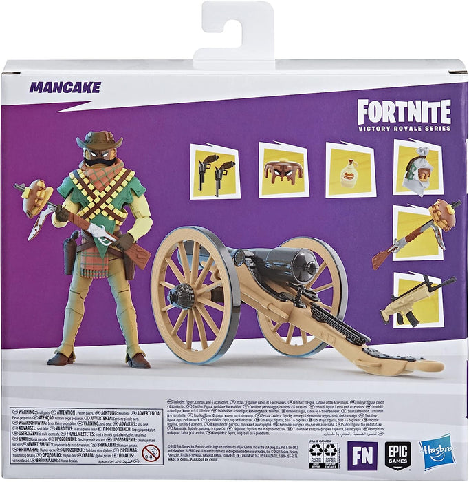 Fortnite Victory Royale Series: Mancake Deluxe Pack 6-Inch Collectible Action Figure with Accessories [Toys, Ages 8+]
