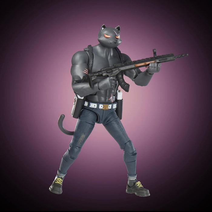 Fortnite Victory Royale Series: Meowscles (Shadow) Deluxe Pack 6-Inch Collectible Action Figure with Accessories [Toys, Ages 8+]