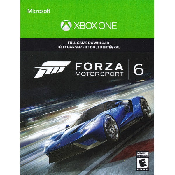 Forza Motorsport 6 Digital Download Code Card [Xbox One, Download Card ONLY]