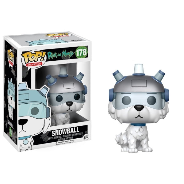 Funko POP! Animation - Rick and Morty: Snowball Vinyl Figure [Toys, Ages 17+, #178]