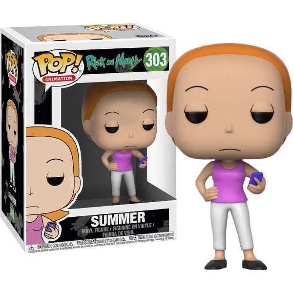 Funko POP! Animation - Rick and Morty: Summer Vinyl Figure [Toys, Ages 17+, #303]