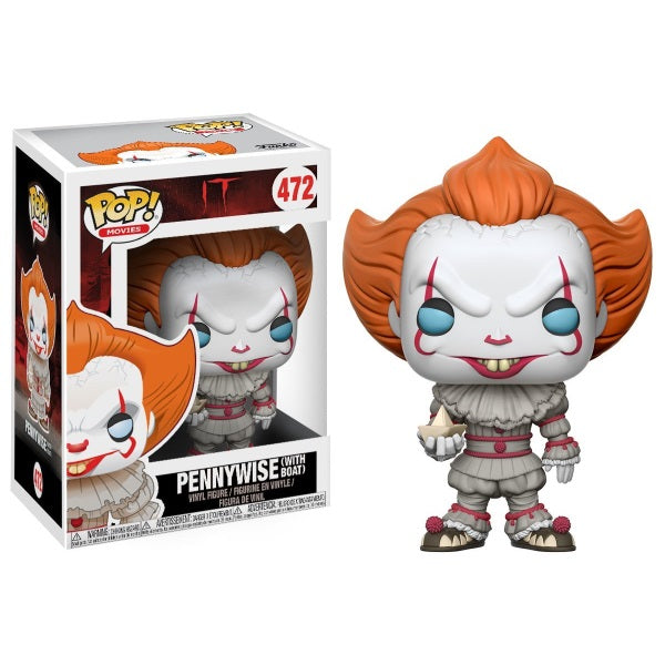 Funko POP! Movies: It - Pennywise with Boat [Toys, Ages 3+, #472]