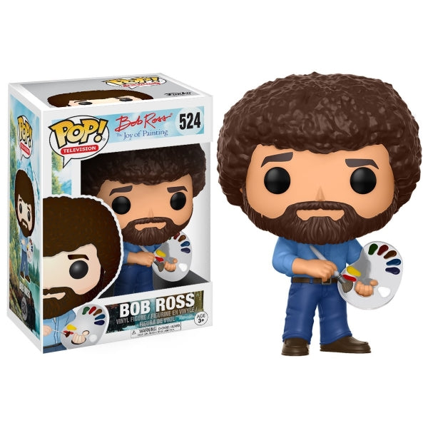 Funko POP! Television: Bob Ross - The Joy of Painting Vinyl Figure [Toys, Ages 3+, #524]