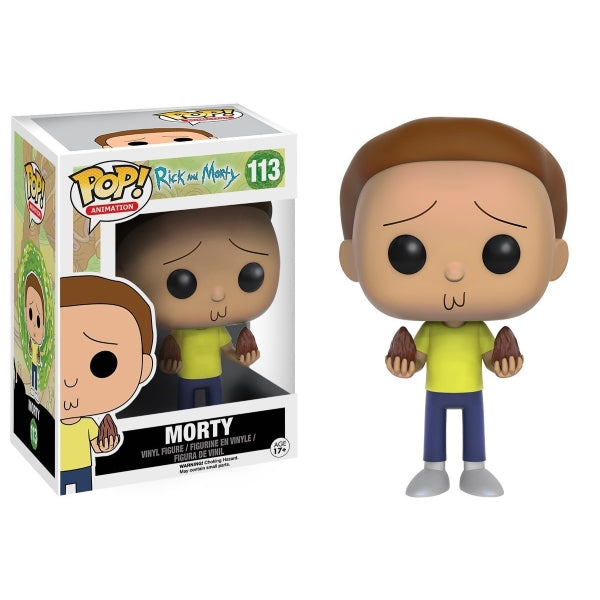 Funko POP! Animation - Rick and Morty: Morty Vinyl Figure [Toys, Ages 17+, #113]