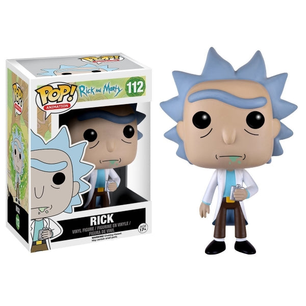 Funko POP! Animation - Rick and Morty: Rick Vinyl Figure [Toys, Ages 17+, #112]