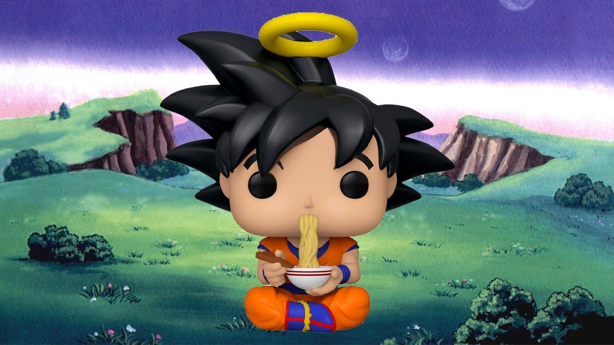 Funko POP! Animation: Dragonball-Z - Goku Eating Noodles Vinyl Figure [Toys, Ages 3+, #710]