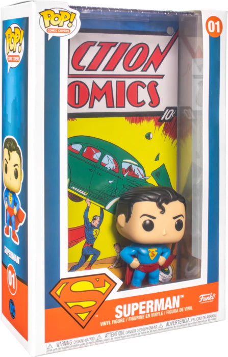 Funko POP! Comic Covers: DC - Superman Action Comics Vinyl Figure [Toys, Ages 3+, #01]