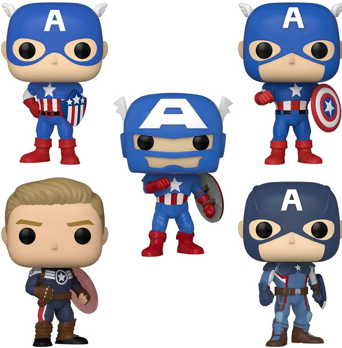 Funko Avengers POP Captain America Blue Artist Figure
