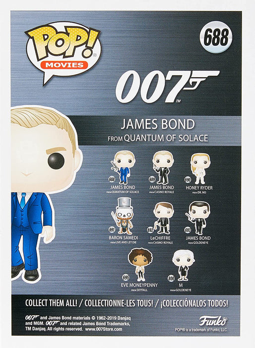 Funko POP! Movies: James Bond - Daniel Craig (Quantum of Solace) [Toys, Ages 3+, #688]