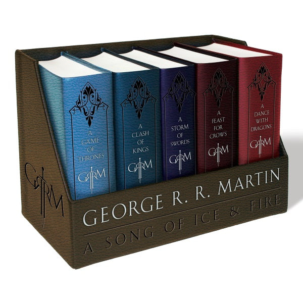 A Song of Ice and Fire - Leather Cloth Boxed Set [5 Hardcover Book Set]