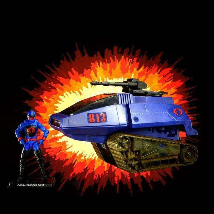 G.I. Joe Retro Collection Cobra H.I.S.S. III Toy Vehicle 3.75-Inch Rip It Action Figure [Toys, Ages 4+]