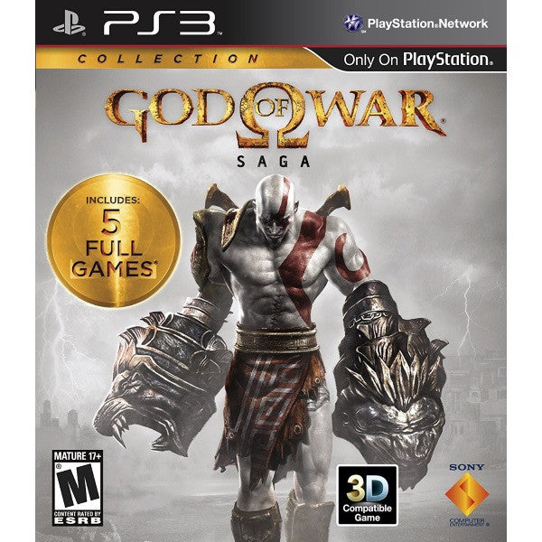God of War: Saga Collection - 1, 2, 3, Chains of Olympus, Ghost of Sparta [PlayStation 3]