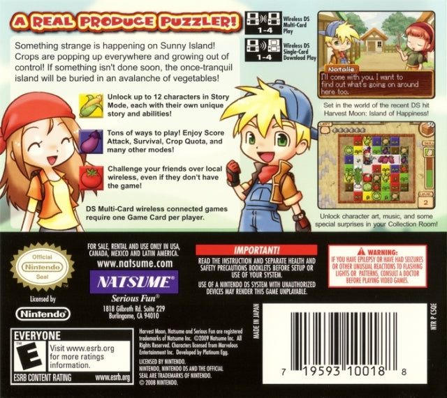 Harvest Moon: Frantic Farming [Nintendo DS DSi]