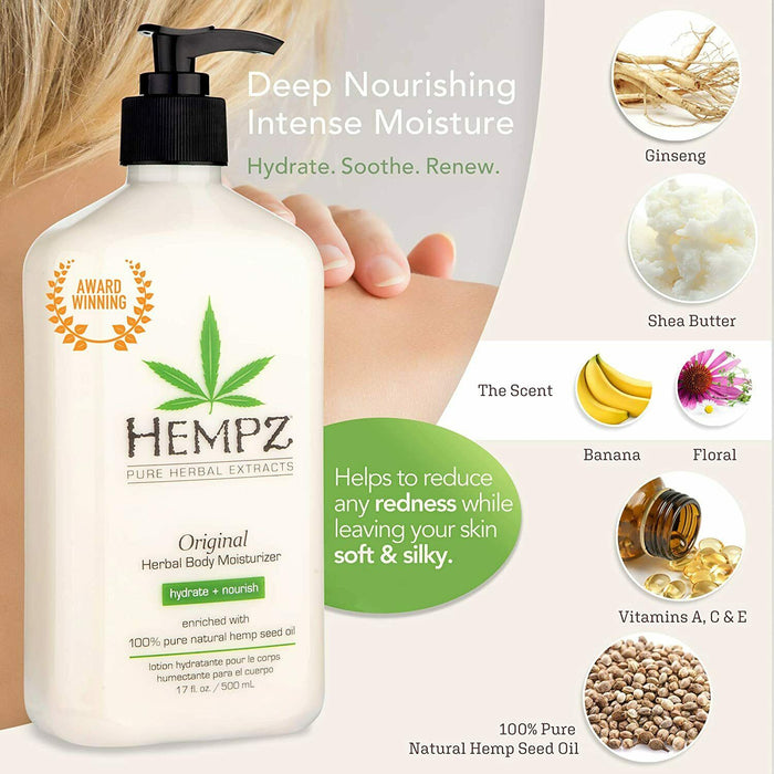 Hempz Original Herbal Body Moisturizer - 500mL [Skincare]