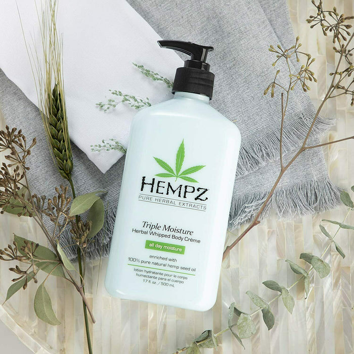 Hempz Triple Moisture Herbal Whipped Body Crème - 500mL [Skincare]
