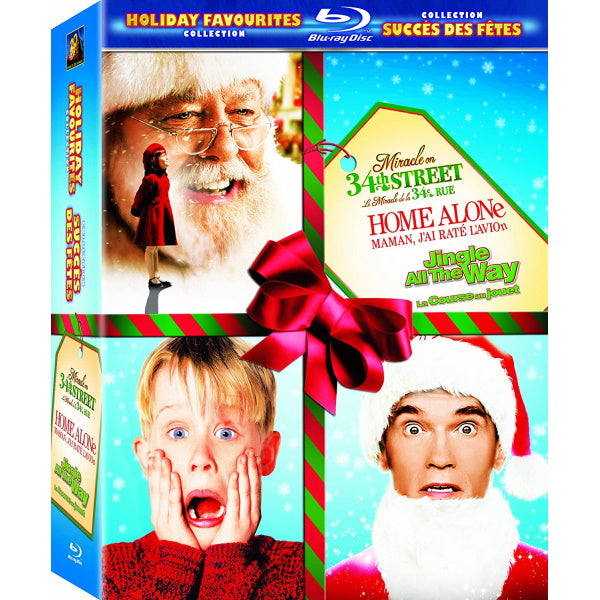 Holiday Favorites Collection: Miracle on 34th Street / Home Alone / Jingle All the Way [Blu-Ray Box Set]