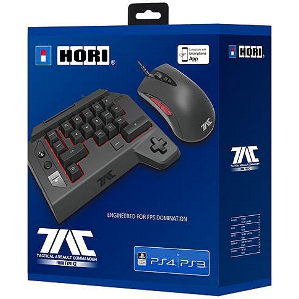 HORI Tactical Assault Commander TAC Four Type K2 KeyPad and Mouse Controller [Cross-Platform Accessory]
