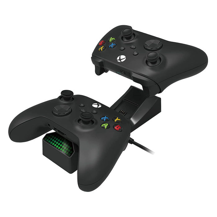 HORI Dual Charge Station Designed for Xbox [Xbox Series X/S / Xbox One Accessory]