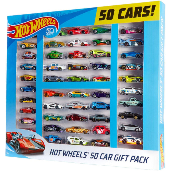 Hot Wheels 50th Anniversary 50 Car Gift Pack [Toys, Ages 3+]