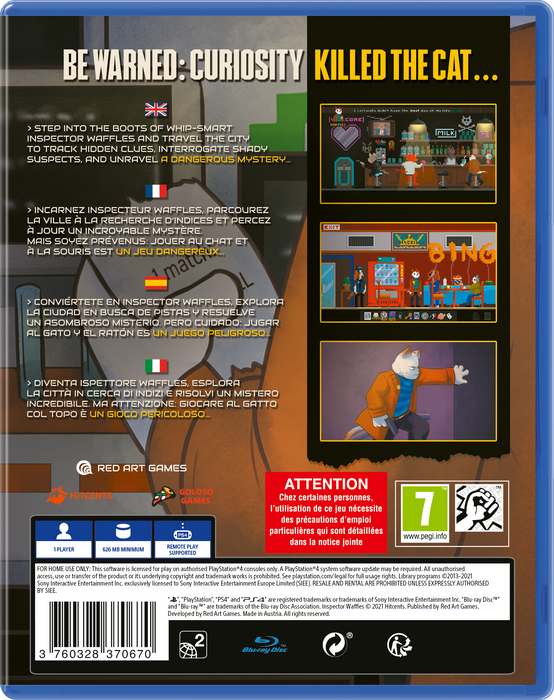 Inspector Waffles [PlayStation 4]