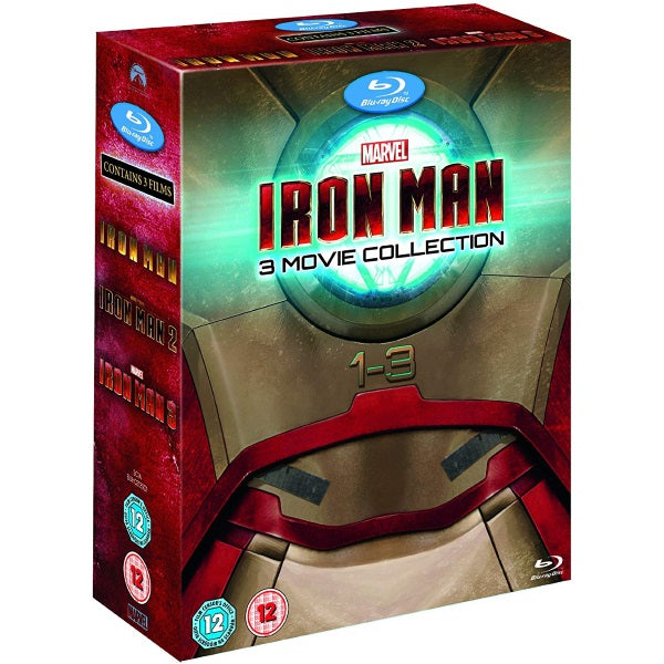 Marvel's Iron Man 1-3 [Blu-Ray 3-Movie Collection]