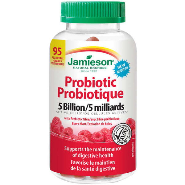 Jamieson Probiotic 5 Billion Active Cells Gummies - 95-Count [Healthcare]